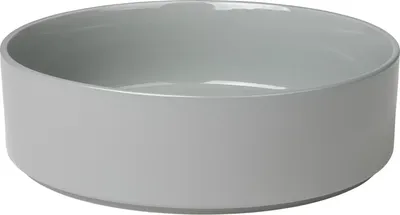Produktbild von blomus Pilar Schale, Mirage Grey, Keramik, H 8 cm, Ø 27 cm, 63720