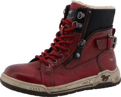 Zdjęcie produktu dla Sznurowane buty Mustang czerwone