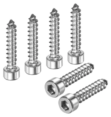 Imagen del producto de Tornillos hexagonales M5 x 25 mm, acero inoxidable, 100 unidades