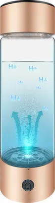 Produktbild von Wasserstoff-Wassergenerator mit PEM-SPE-Technologie, 330 ml wiederaufladbare Wasserstoff-Wasserflasche šC tragbare wasserstoffreiche Wasser-Ionisator-Maschine fuer Maenner und Frauen, Zuhause, Buero, Reisen