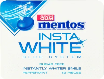 Produktbild von Mentos Instagram weiß 12 x 17,5 Gramm Lakritz