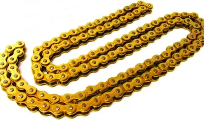 Produktbild von Antriebskette IGM Heavy Duty Gold mit Kettenschloss 420 x 122 für Simson S50 S51