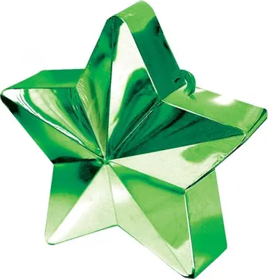 Immagine prodotto di Amscan Peso per palloncino Stella Verde 1 pezzo 160 g