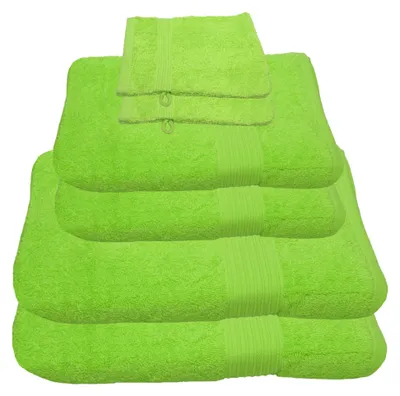 Produktbild von Julie Julsen Handtuch Set Apfelgrün,Set:6 tlg. 2 Bade- 2 Handtücher + gratis 2 Waschhand..