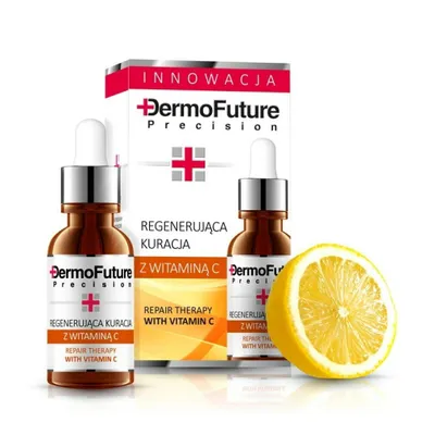 Productafbeelding van DERMOFUTURE Repair Therapy: Regenererende gezichtsverzorging met vitamine C, 20 ml
