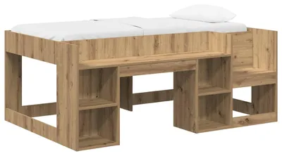 Immagine prodotto di Telaio del letto con storage Rovere Artigianale 80 x 160 cm