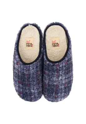 Immagine prodotto di Pantofole da uomo Hot Potatoes 70103 Blu scuro - taglia 41