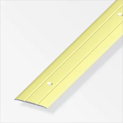 Produktbild von alfer Übergangsprofil 2 m, 37 x 2.5 mm Aluminium eloxiert messing