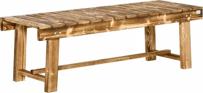 Produktbild von Sweiko Gartenbank,Sitzbank,für 2 Personen, rustikal,110 x 38 x 35 cm,Dunkelbraun