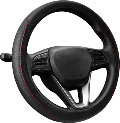 Produktbild von Lenkradbezug Mikrofaser, kratzfest, 37-38 cm, rutschfeste Oberfläche für das Auto