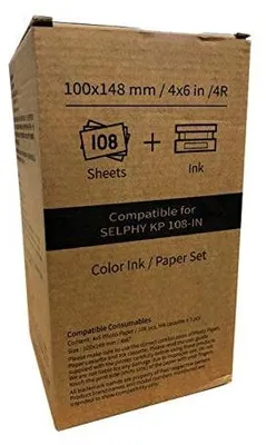 Zdjęcie produktu dla Papier fotograficzny canon selphy kp 108 wkład 3 szt arkuszy