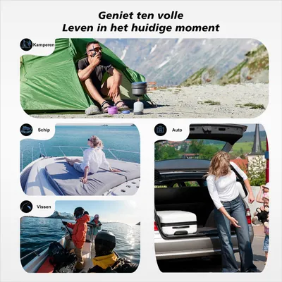 Productafbeelding van Koelbox 9 Liter - 12V - Mini-Koelkast - Draagbaar - Voor Auto en Camping