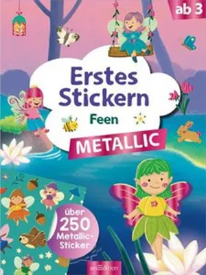 Immagine prodotto di Erstes Stickern Metallic – Feen: Über 250 Metallic-Sticker | Stickerheft mit Folienstickern ab 3 Jahren