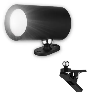 Produktbild von REV Wandbeleuchtung mit Akku - 180lm, dimmbar, 360° drehbar, schwarz