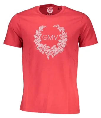 Produktbild von GIAN MARCO VENTURI Herren Kurzarm-T-Shirt Rot AU00783-ATTILIO_ROSSO_RED : Größe - M Größe: M