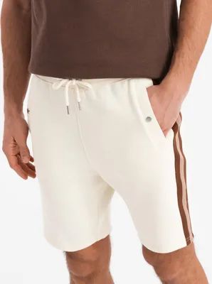 Obrázek produktu pro Ombre Clothing Pánské teplákové kraťasy Melqartpilles bílá XL
