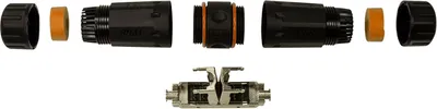 Immagine prodotto di LogiLink Professional NP0082 Connettore per cavo LogiLink, Cat.6A / Cat.7, nero
