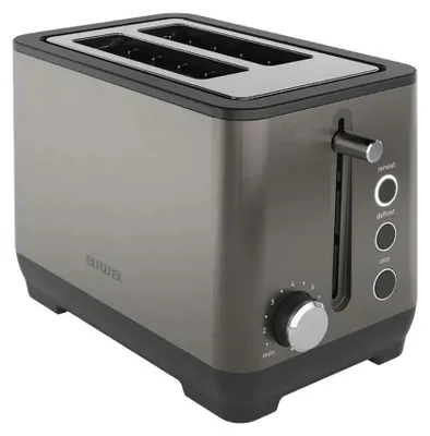Produktbild von Aiwa KOTAN, 2 Scheibe(n), Schwarz, Edelstahl, Edelstahl, Tasten, Drehregler, 1000 W, 282 mm