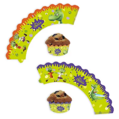 Produktbild von 12 Die Olchis Muffin Banderolen