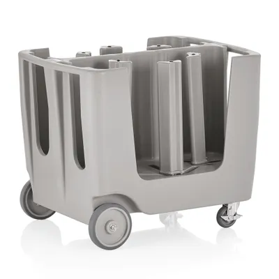 Produktbild von Geschirrwagen / Tellerwagen, Kunststoff, mit Hülle, 93x73x78 cm, 4 Einteilungen