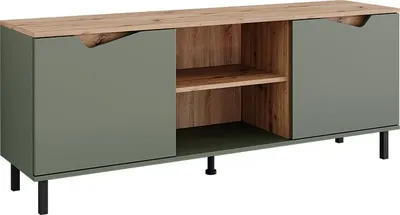 Obrázek produktu pro Nízký nábytek pod televizi Vicco Marelle Zelená/umělecká 150 x 60 cm se 2 dveřmi, Model 57840
