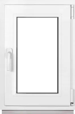 Obrázek produktu pro Plastová okna Framex bílá Šířka x výška 45 x 75 cm (450 x 750 mm) dvojitá (32 mm) otočná/sklopná DIN pravá - Premium - všechny velikosti