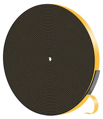 Productafbeelding van Zelfklevende schuimband, rubber, 5 meter, afdichtingsband voor deuren en ramen