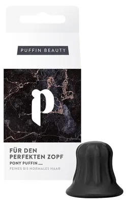 Produktbild von PONY PUFFIN Haarstütze onyx USA 3,5cm schwarz