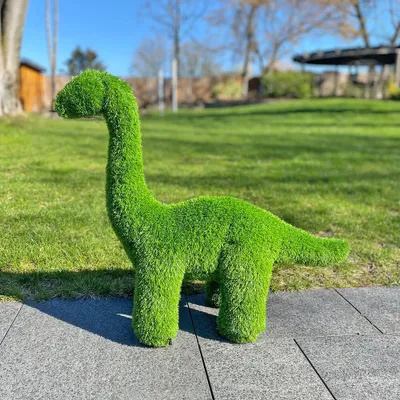 Produktbild von AniPlants, Grasfigur, "Dinosaurier", Brachiosaurus, groß, Gartendeko, 80cm