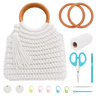 Image de Solidchoice - Kits de crochet pour débutants, avec instructions vidéo et accessoires