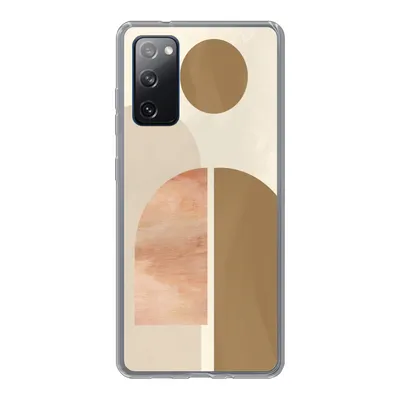 Produktbild von MuchoWow® Handyhülle Schutzhülle Hülle für Samsung Galaxy S20 FE Rosa - Braun - Design Silikon Softcase Handy Hülle - Abdeckung
