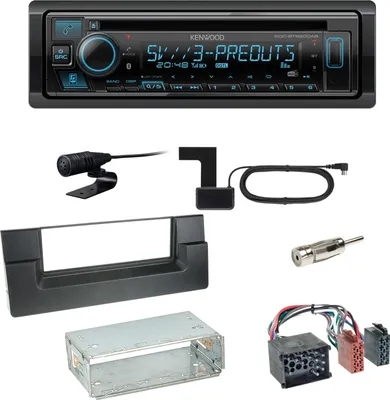 Produktbild von Kenwood KDC-BT950DAB Bluetooth DAB CD Einbauset für BMW 5er E39 bis 09/2000