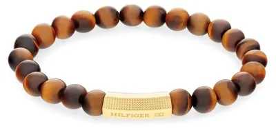 Image de Bracelet intemporel en perles œil-de-tigre 2790582