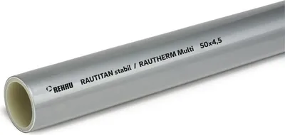 Produktbild von REHAU Universalrohr, RAUTITAN stabil, 50 x 4,5mm, Stange mit 5m, 1 Stk.