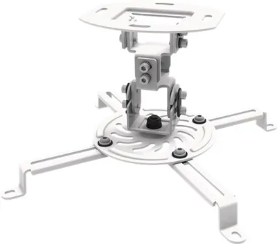 Produktbild von Goobay 72333 BeamerFlex L, Weiß - universeller Deckenhalter für Projektoren, mit Kardangelenk
