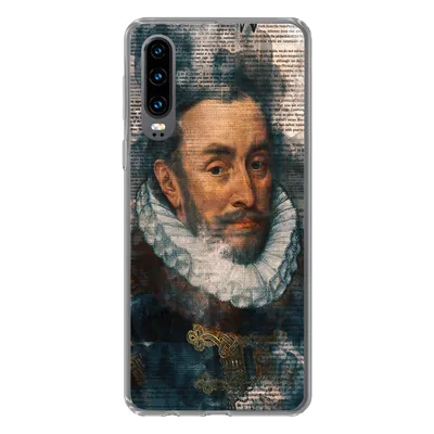 Produktbild von MuchoWow® Handyhülle Schutzhülle Hülle für Huawei P30 Kunst - Aquarelle - Alte Meister Silikon Softcase Handy Hülle - Kartenbesitzer