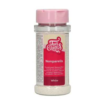 Produktbild von FunCakes Nonpareils White / Weiß 80 g
