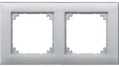 Produktbild von Merten M-PLAN-Rahmen 2fach 486260 aluminium