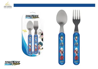 Produktbild von Kinderbesteck- Set von BeyBlade Burst , 3-8 Jahre