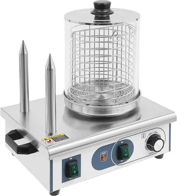 Productafbeelding van Hotdog-verwarmer, instelbare temperatuur, grote capaciteit, 220V-240V, EU-stekker
