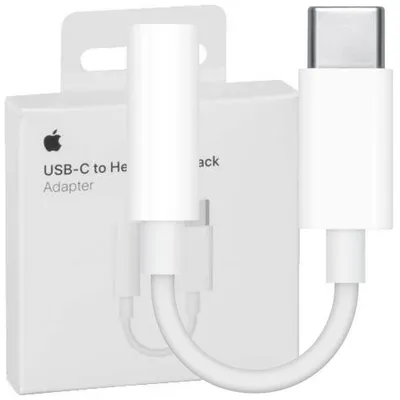 Produktbild von Apple MW2Q3ZM/A, USB-C, Männlich, 3.5mm, Weiblich, Weiß