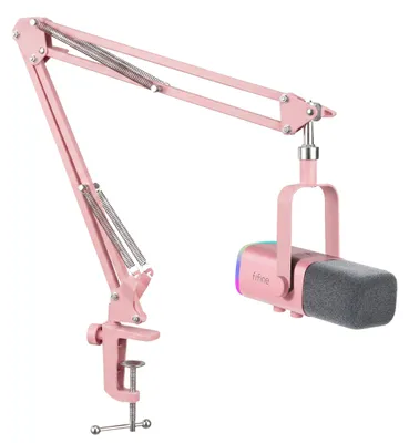 Obrázok produktu pre FIFINE XLR streamingový mikrofón s držiakom pre podcastové štúdio, USB dynamický mikrofón