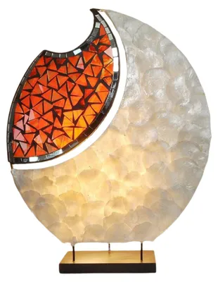 Produktbild von Tischlampe Yoko 45cm Boho Design | Handgefertigt & Nachhaltig