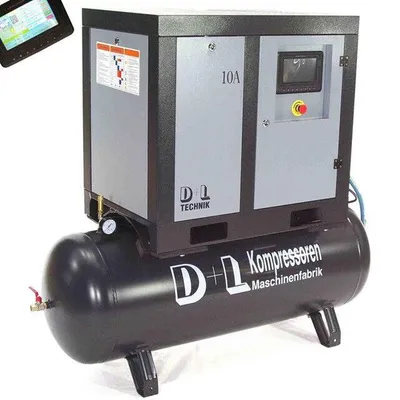 Produktbild von Schraubenkompressor Schraubenverdichter 950/10/150 7,5kW Kompressor 950L 10 bar