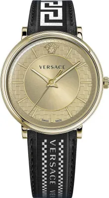 Produktbild von Versace Herren Uhr Armbanduhr V-Circle VE5A02121 Leder