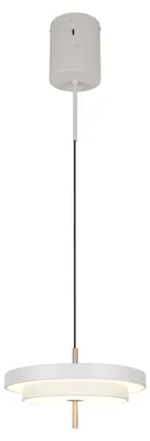 Image de Suspension LED, hauteur réglable, intensité lumineuse variable, CCT, gris, D 40 cm