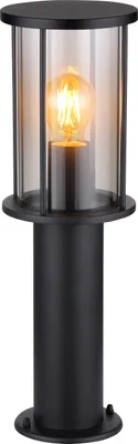 Produktbild von Globo Lighting Außenleuchte Edelstahl schwarz matt, 1x E27