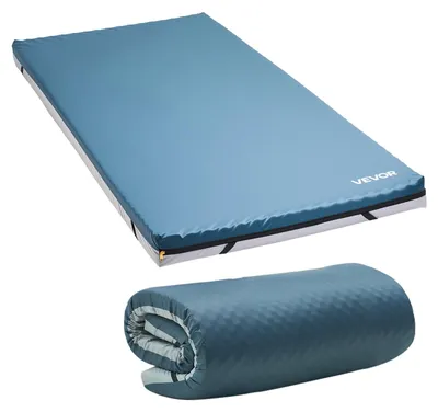 Productafbeelding van VEVOR verzorgingsmatras, draagvermogen 136 kg, medisch dubbellaags schuimmatras, waterdicht, voor de behandeling van decubitus in verzorgingstehuizen en thuiszorg, 1930x864x89 mm