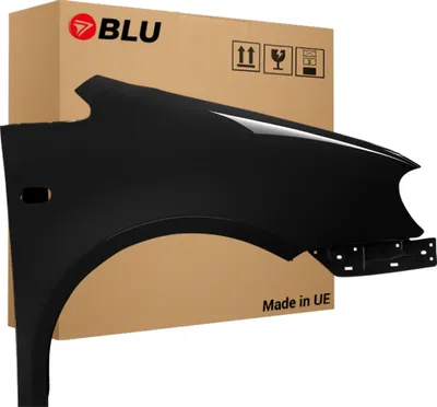 Produktbild von BLU Kotflügel Passend für Volkswagen Caddy III 3 2K LC9Z Rechts Schwarz BlackMagic | 2004-2010 | Vorderseite Vorne | Lackiert | Einbaufertig
