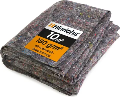 Produktbild von Hinrichs Malervlies 10 m 180g/m² - 2 x 5m² Zuschnitt Abdeckvlies rutschfest